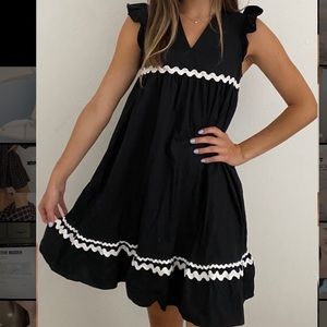 Black and white dress